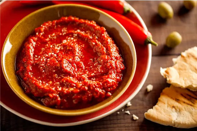 12X Harissa Paste Meziena aus Cayenne Schoten 350 g